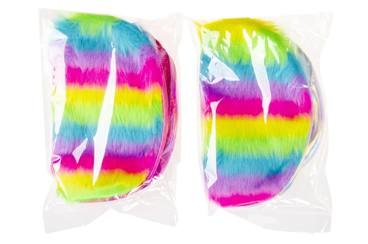 FLUFFY REGENBOOG (PENNEN)TAS