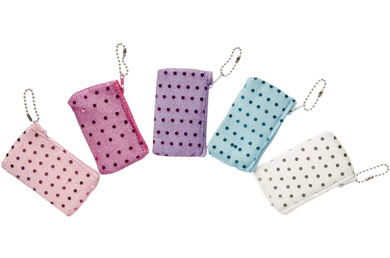 MEISJESPORTEMONNEE GLITTER PP