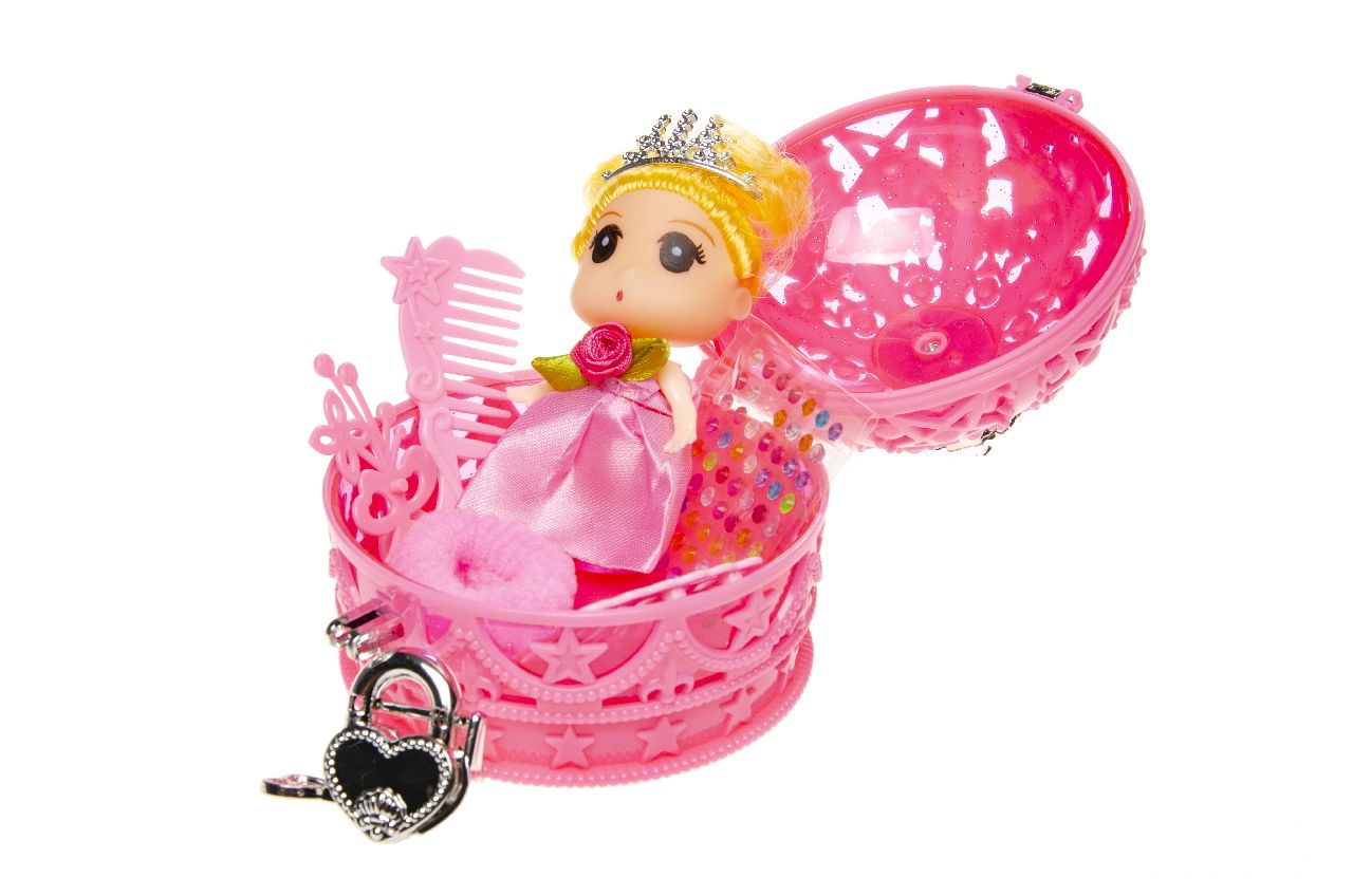 CROWN BOX W DOLL ACC