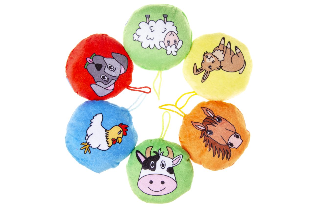 PLUCHE. BOERDERIJDIEREN. ASSORTI