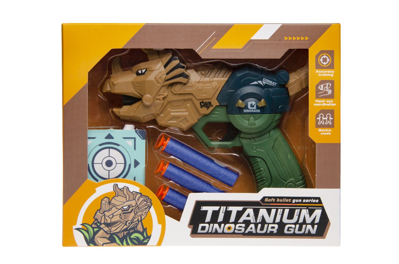 GEWEER MET PIJLEN. DINOSAURUS