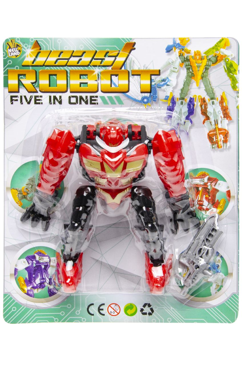 BEESTIGE ROBOT OP KAART