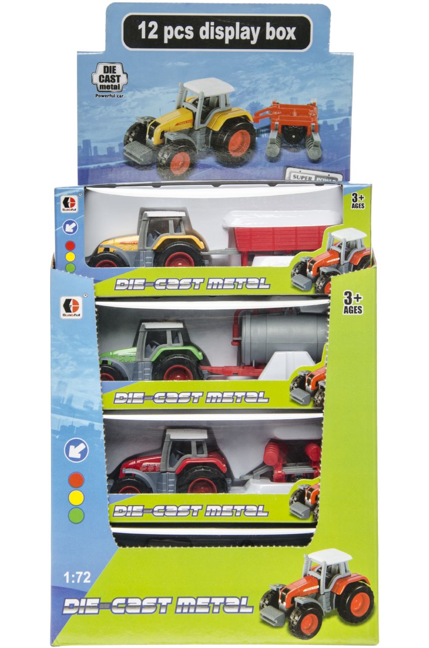 METALEN TRACTOR+TRAILER DOOS