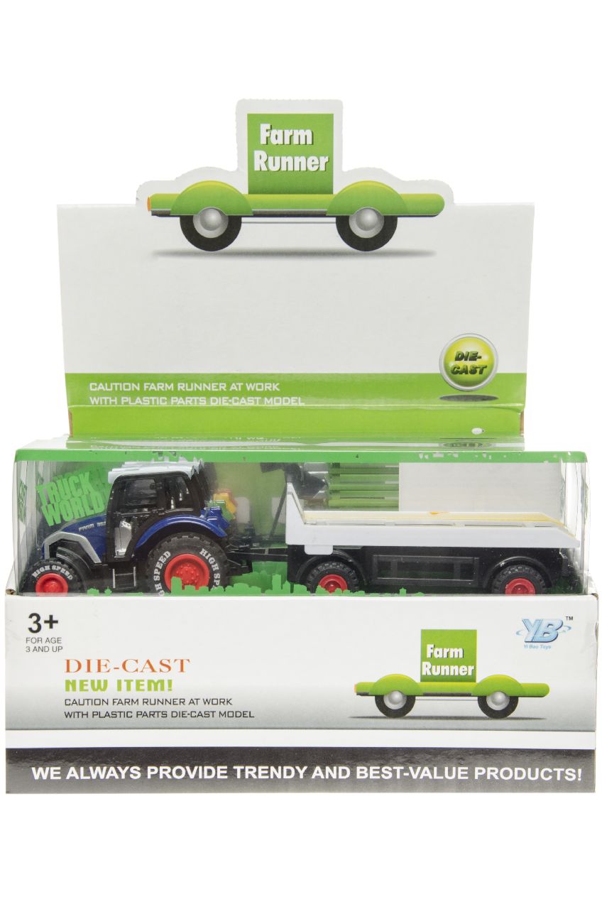 METALEN TRACTOR+TRAILER DOOS