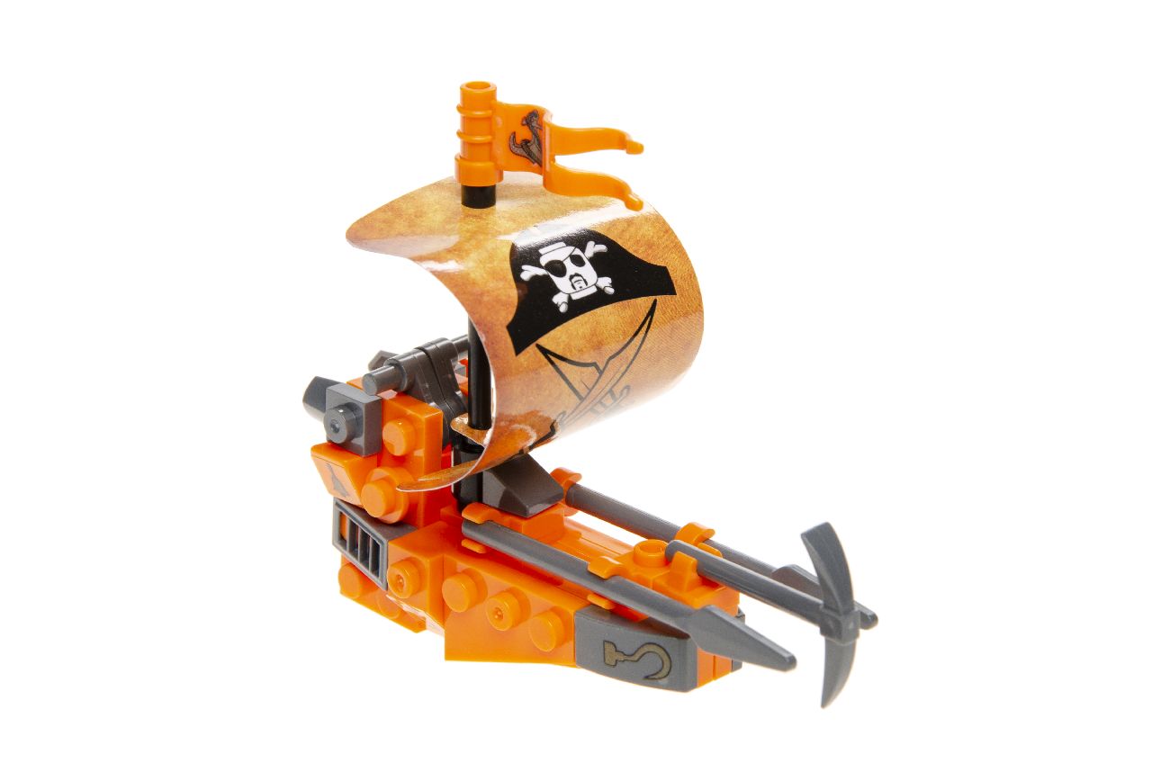 BLOKJES. PIRATENBOOT