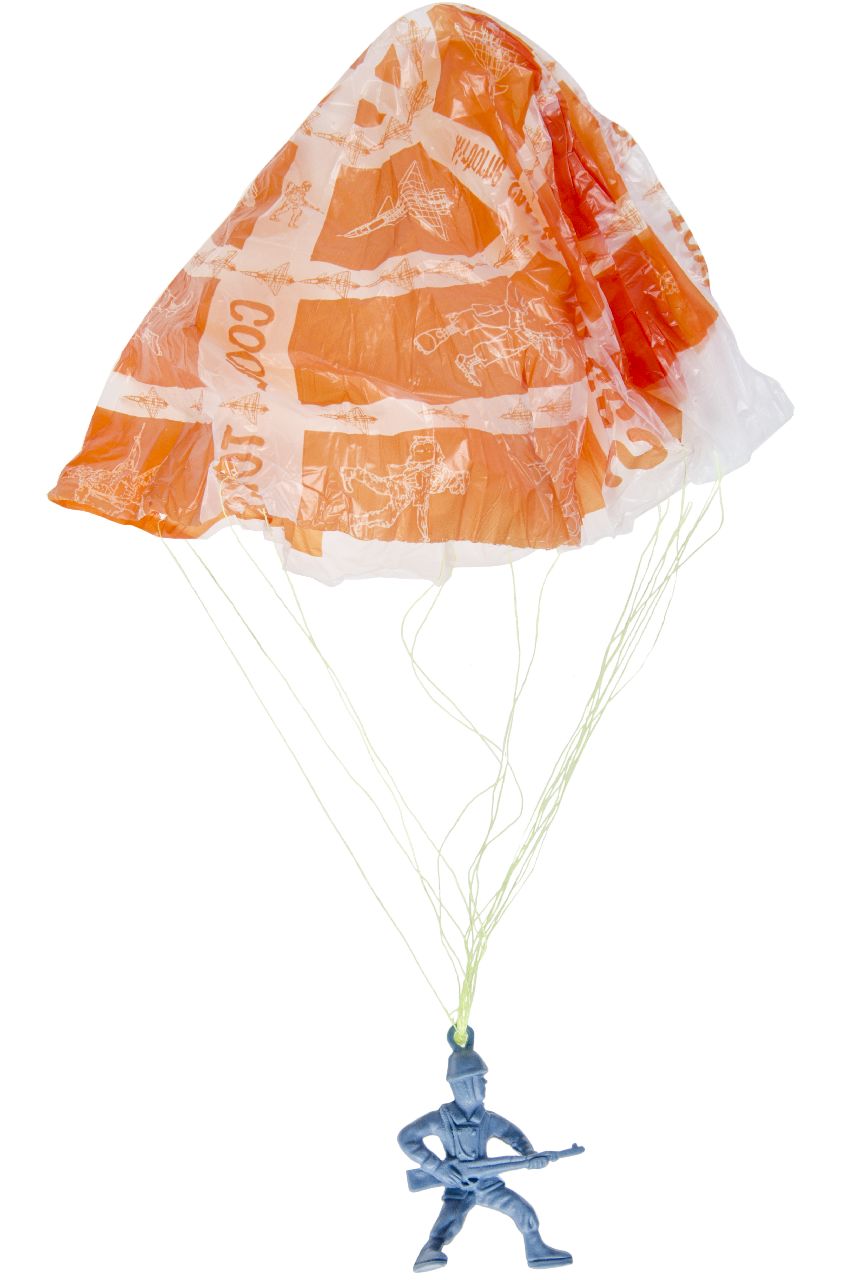 SOLDAATJEPARACHUTE. ZAKJE