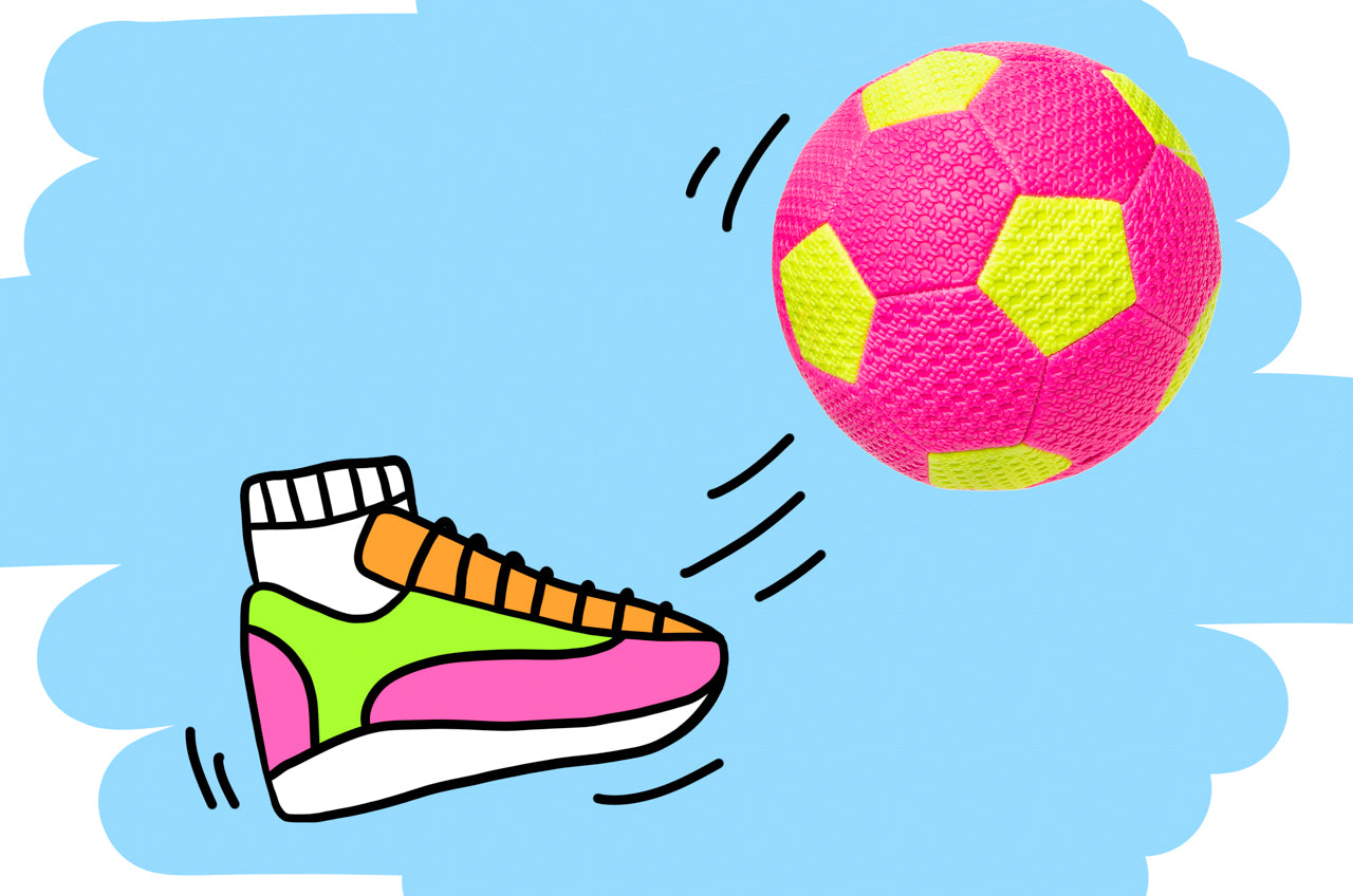 VOETBAL NO.5. NEON 4ASS