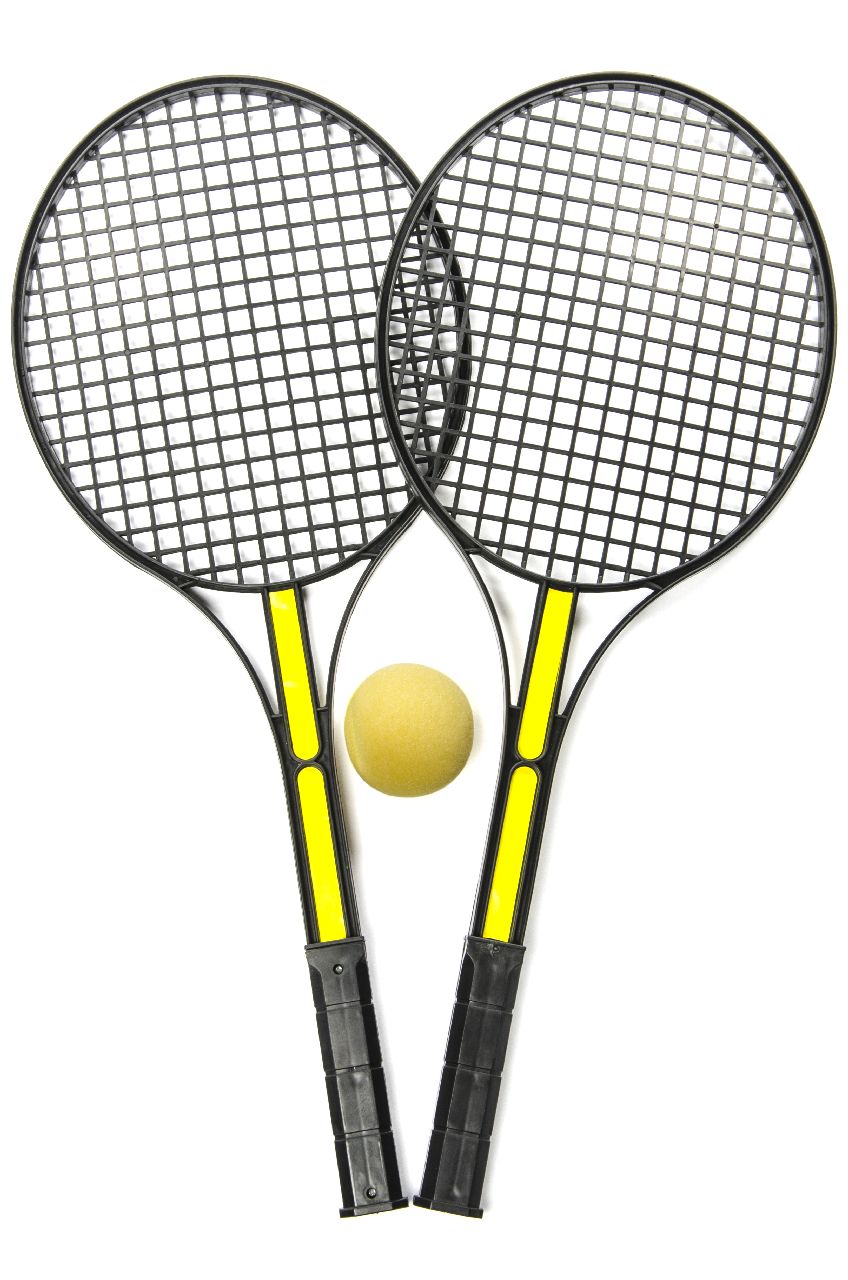 TENNIS 2 RACKETS+BALLETJE