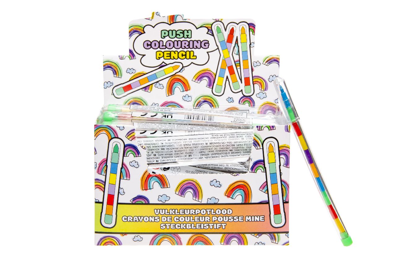 VULKLEURPOTLOOD REGENBOOGKLEUREN