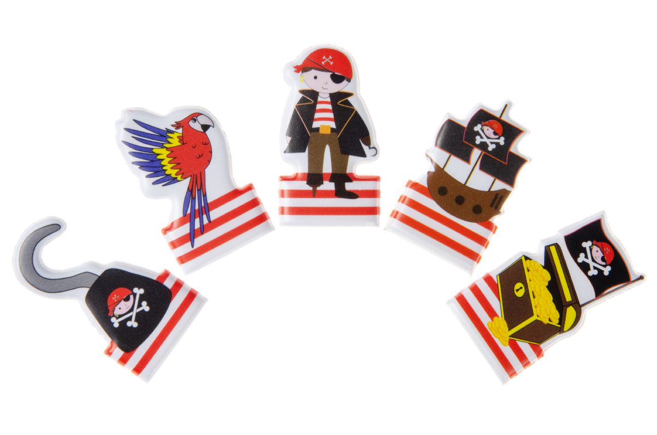 5ST VINGERPOPPETJES PIRAAT