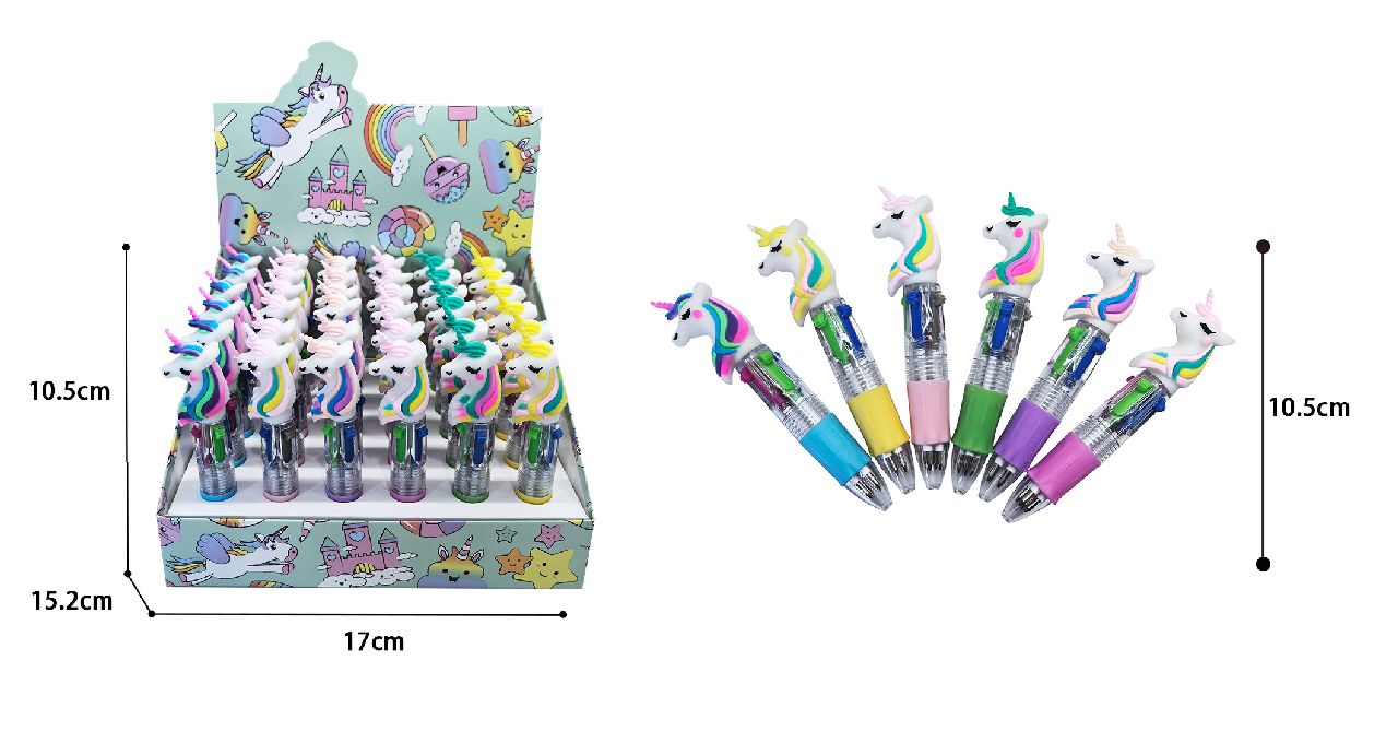 6 COLOR BALLPEN. UNICORN