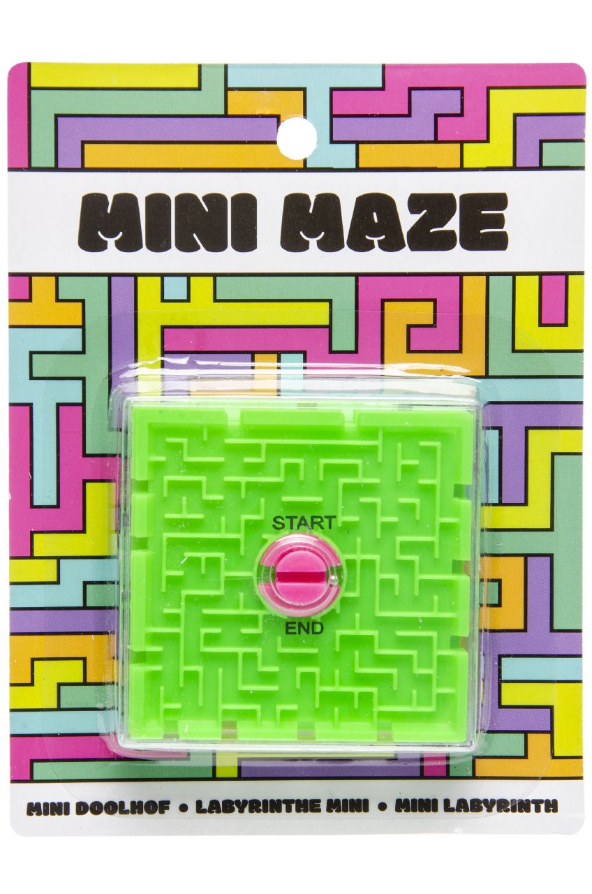 MINI LABYRINTH SPEL OP KAART
