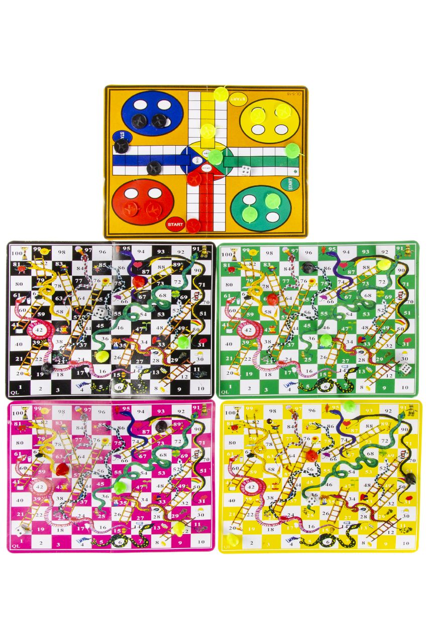 SLANGEN & LADDERS + LUDO SPEL