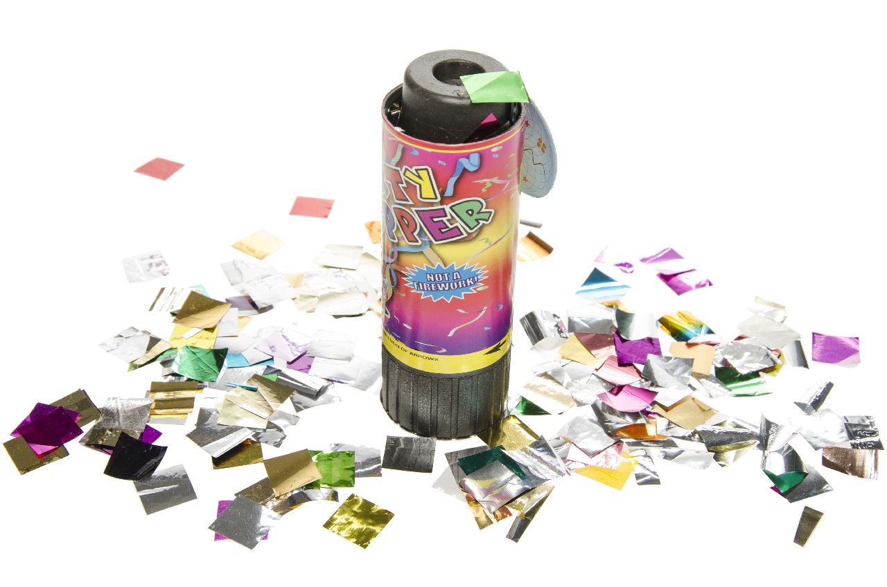 PARTY POPPER S MET CONFETTI