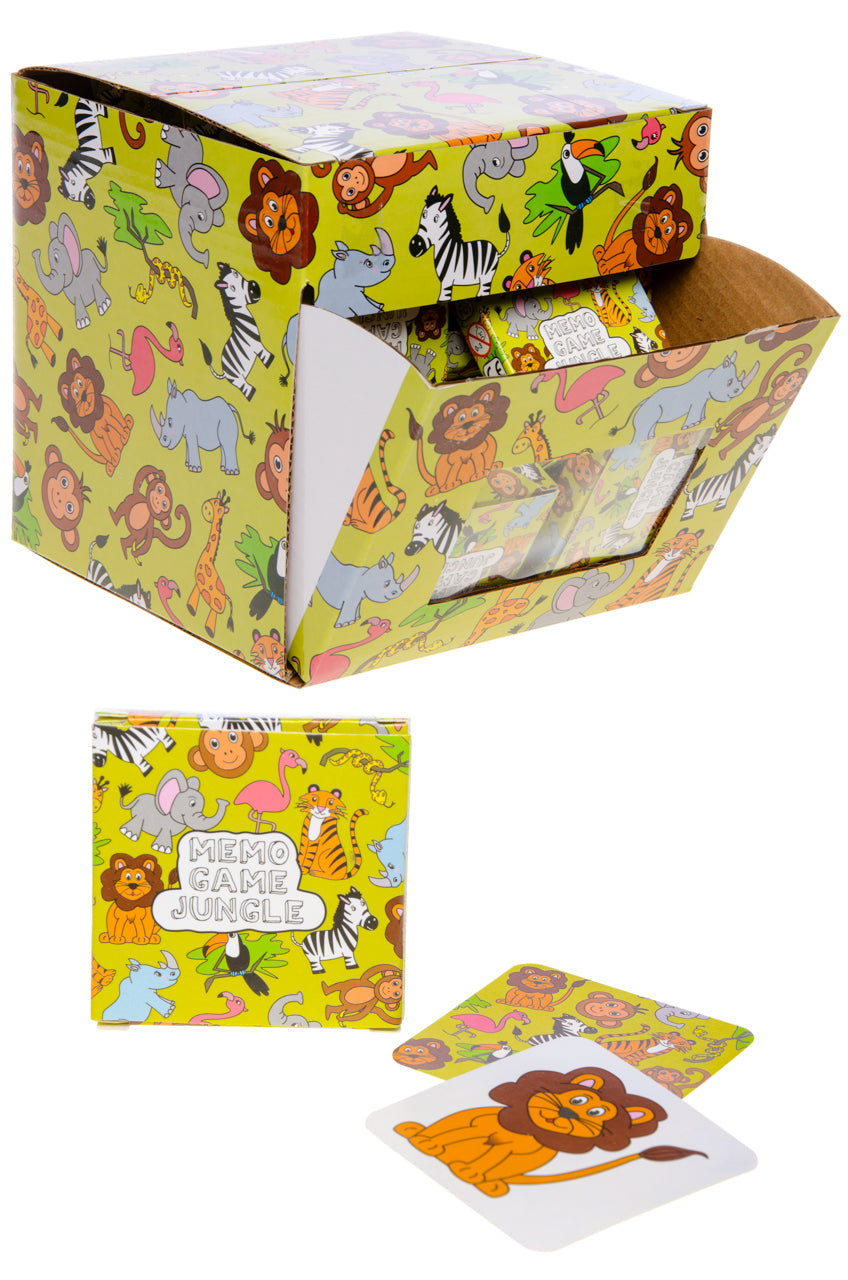 MINI MEMO GAME 28 CARDS. WILD ANIMALS