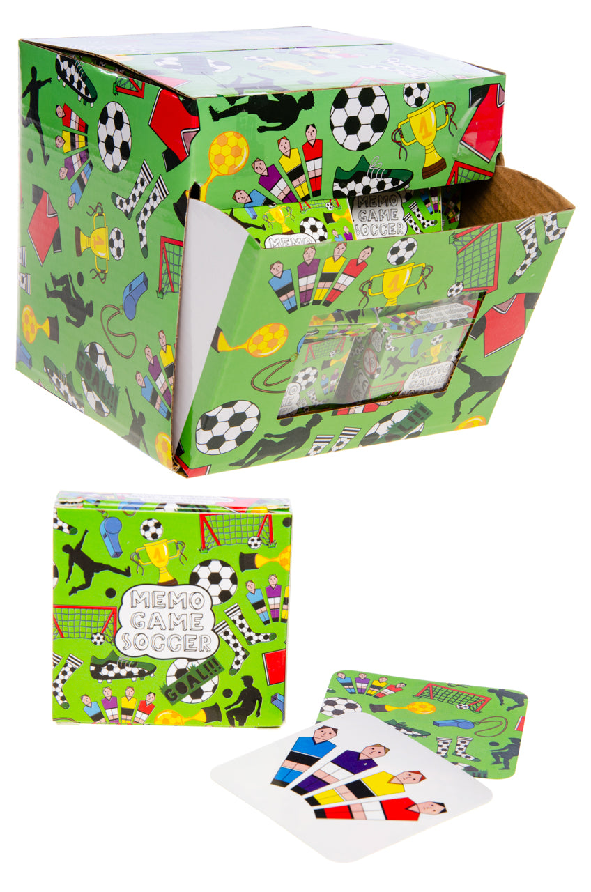 MINI MEMO GAME 28 CARDS. SOCCER