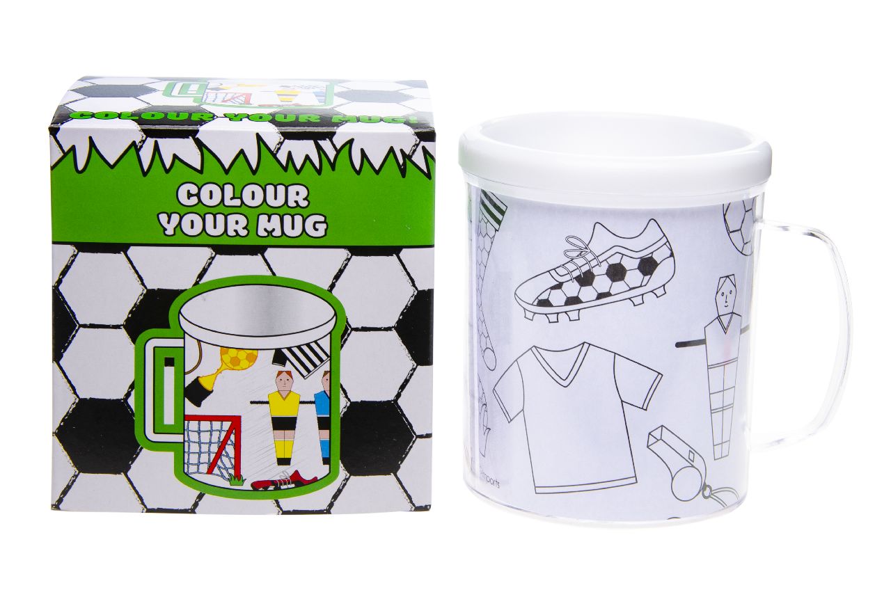 KLEUR JE EIGEN BEKER! VOETBAL