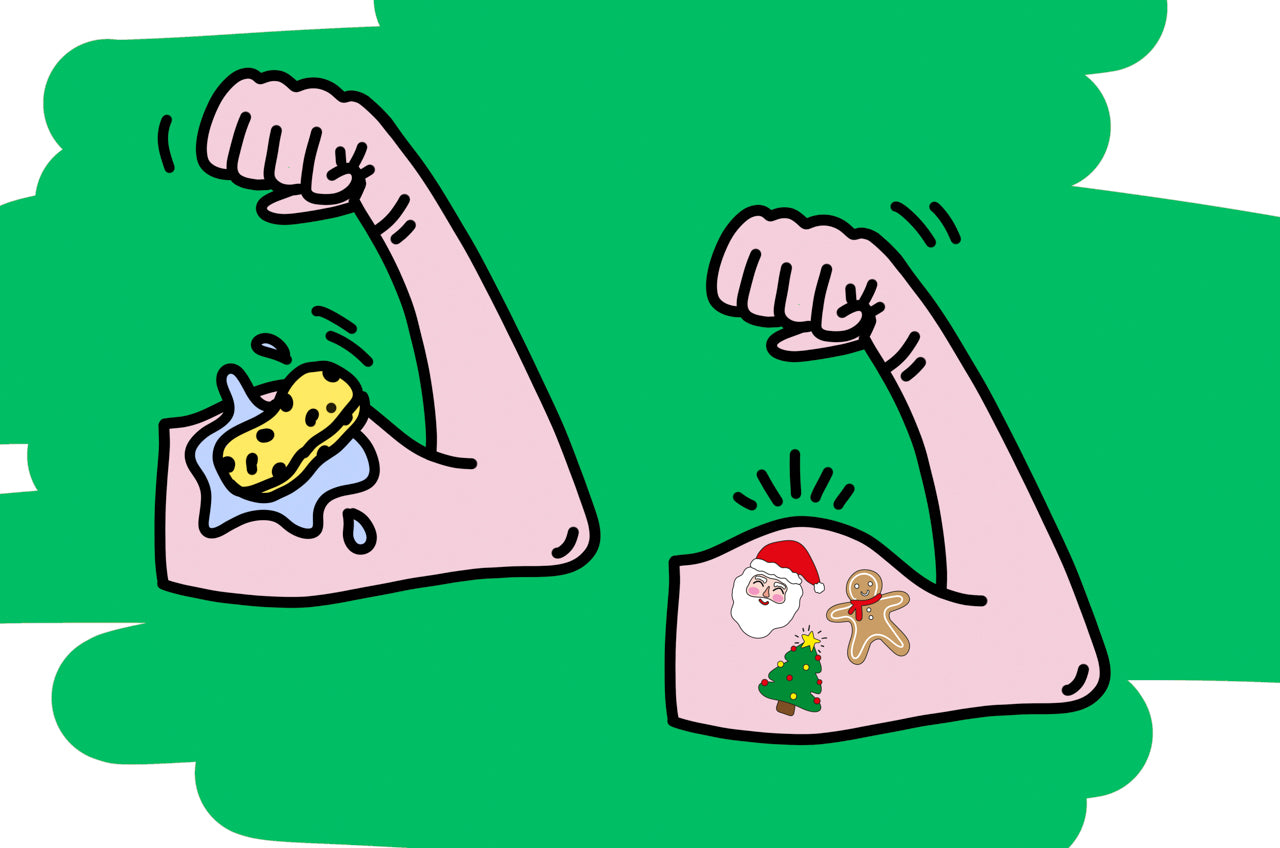 12PCS TATTOO. CHRISTMAS DB
