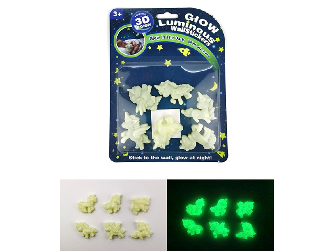 GLOW IN THE DARK UNICORN BC