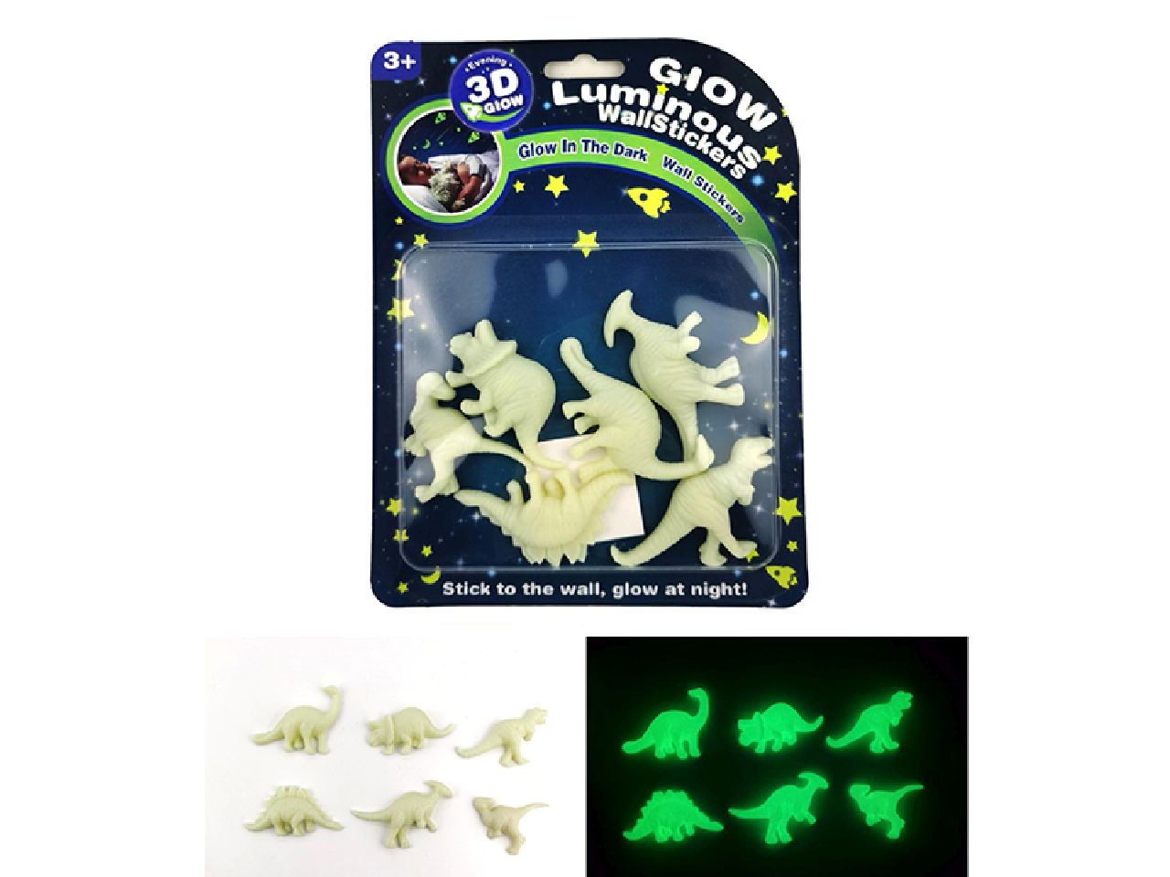GLOW IN THE DARK DINOSAUR BC