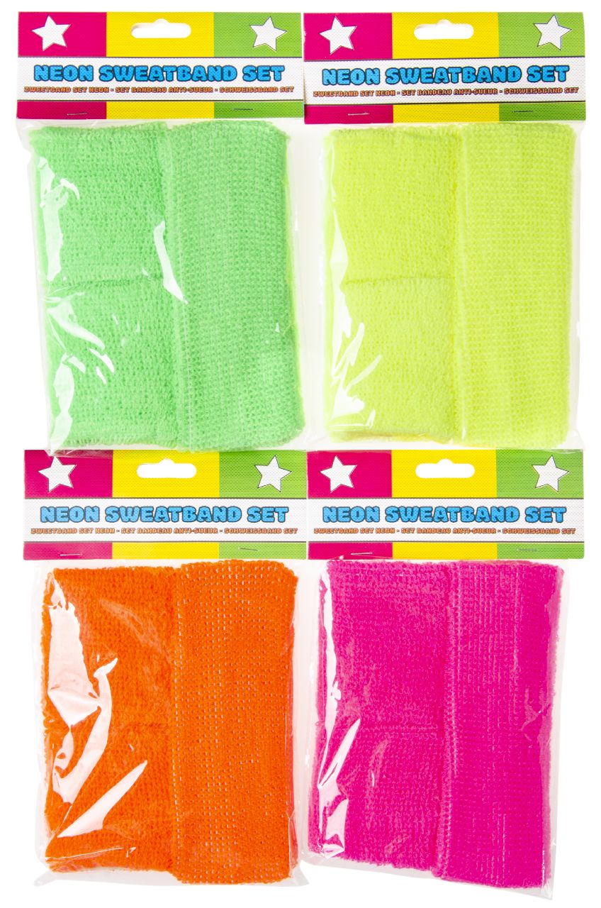 NEON ZWEETBANDJES. 4ASS