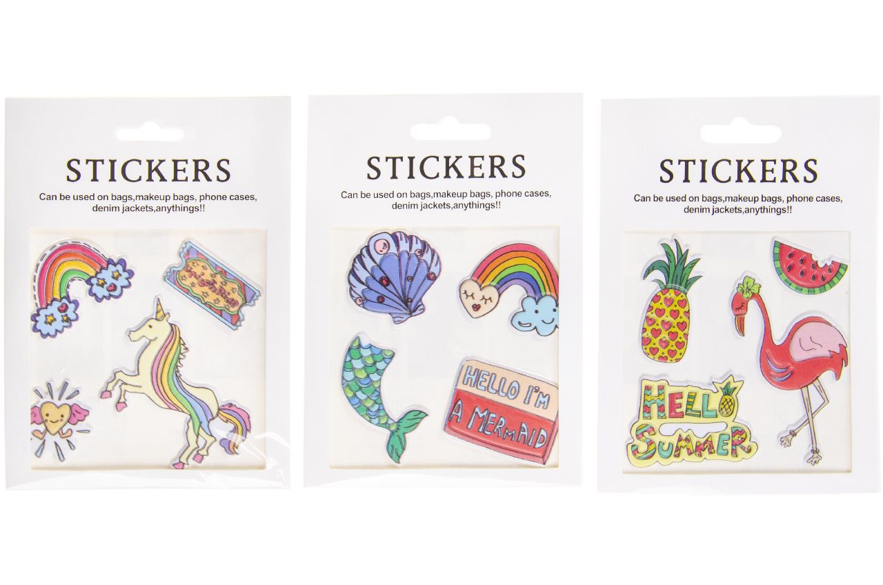 TRENDY STICK-ONS KLEDINGTAS