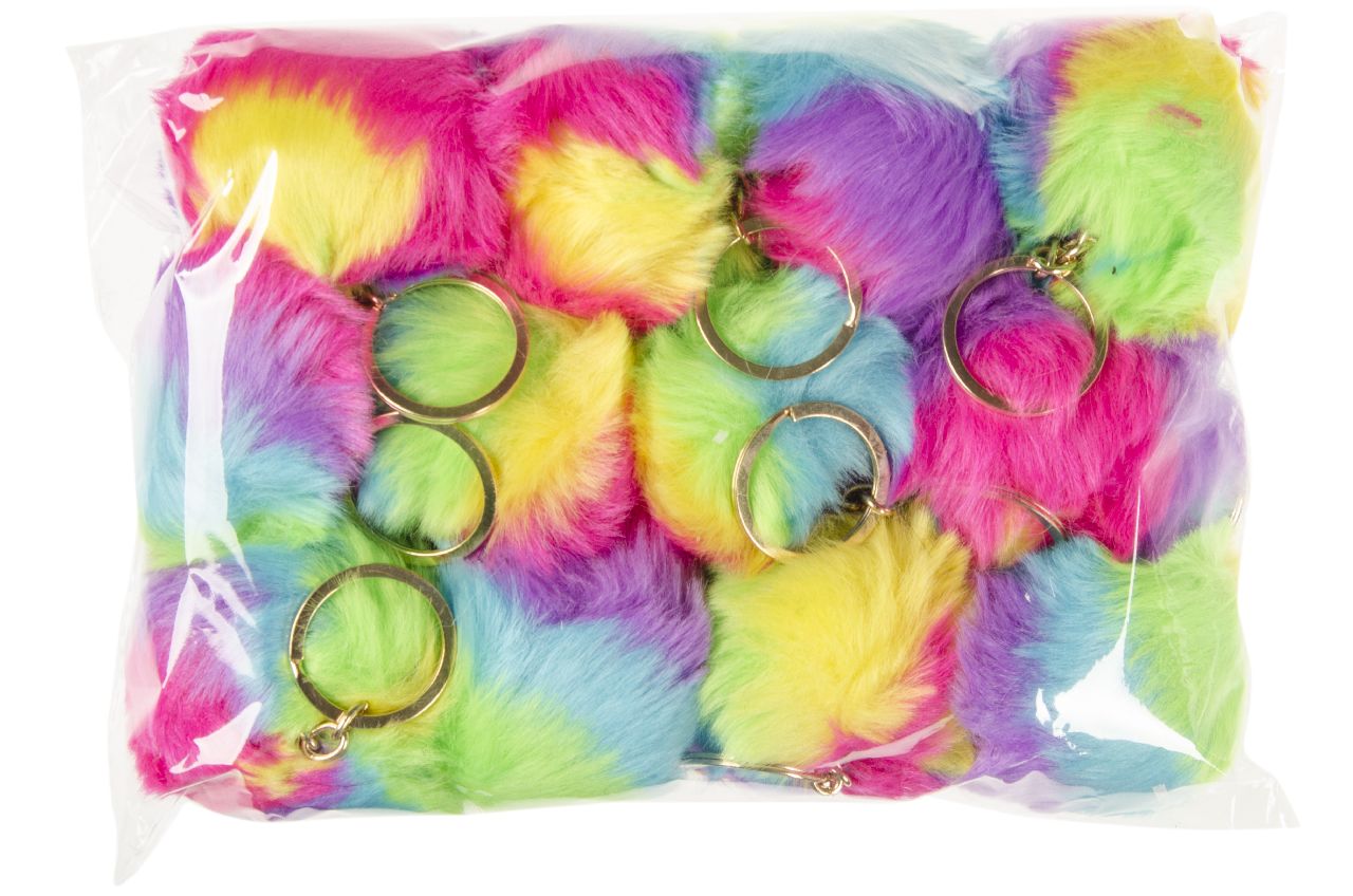 SLEUTELHANGER BAL REGENBOOG