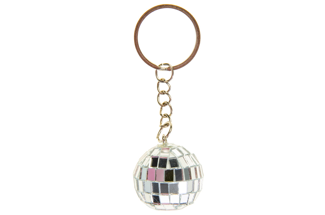 SLEUTELHANGER DISCOBAL ZILVER