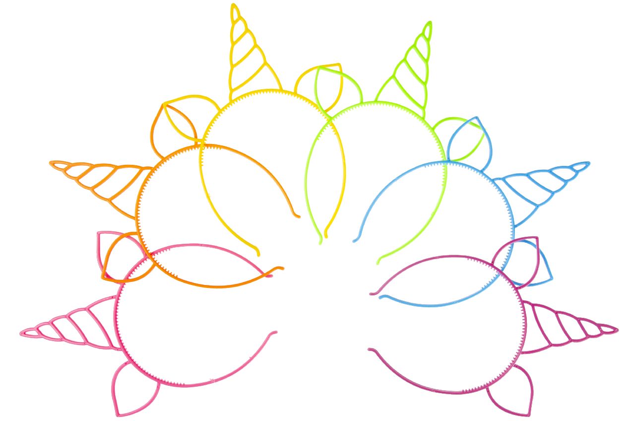 EENHOORN TIARA. NEON 6ASS