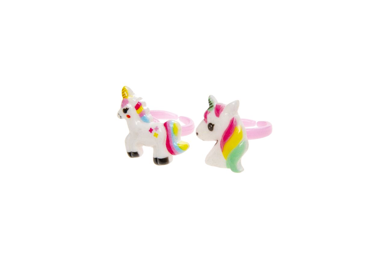 8PCS UNICORN RING IN GIFT BOX