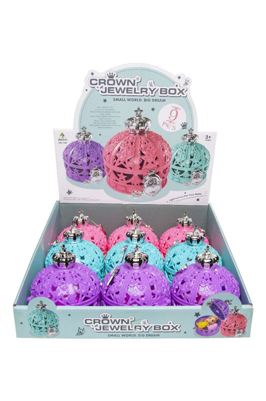 CROWN BOX W DOLL ACC
