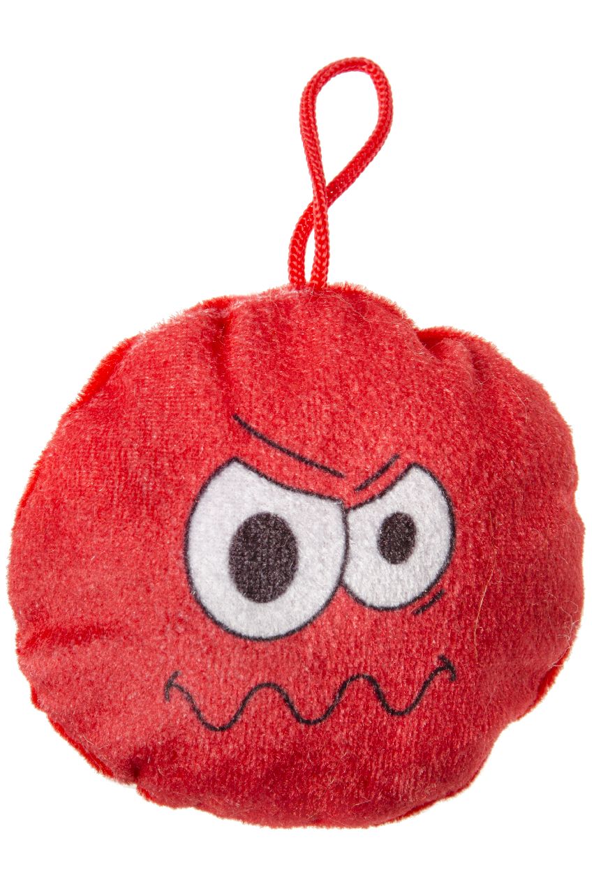 PLUCHE LACHENDE GEZICHTEN 6ASS