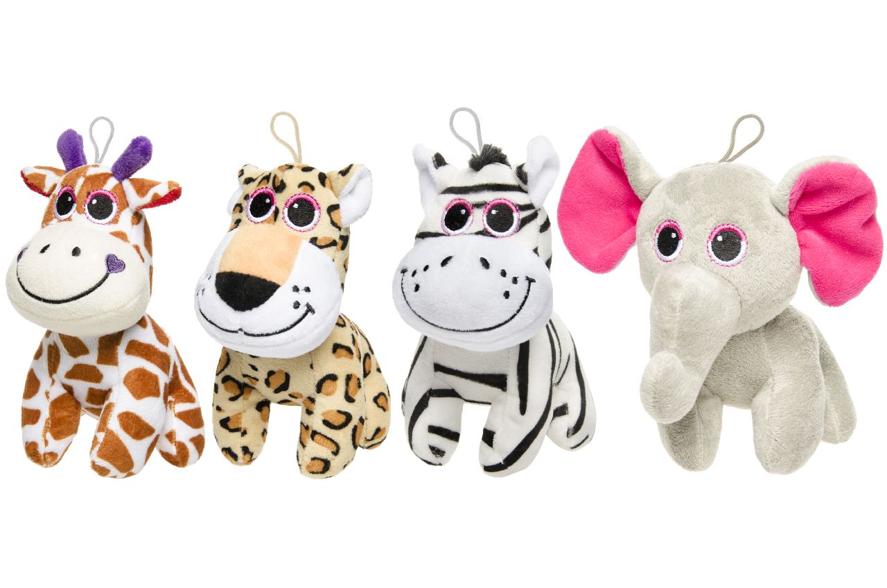 PLUCHE WILDE DIEREN S 4ASS