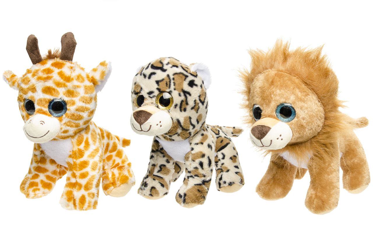 PLUCHE WILDE DIEREN L 3ASS