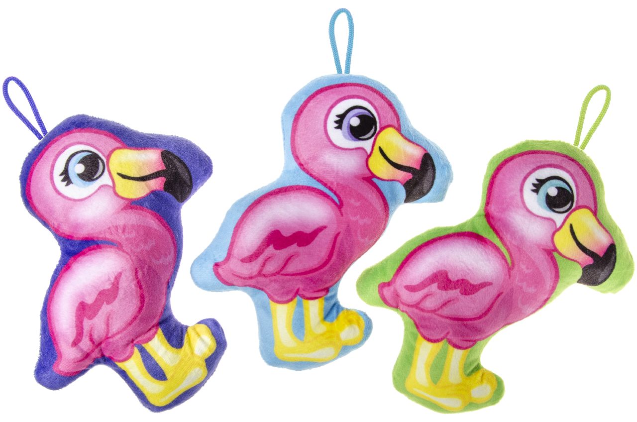 PLUSH FLAMINGO 3ASS M