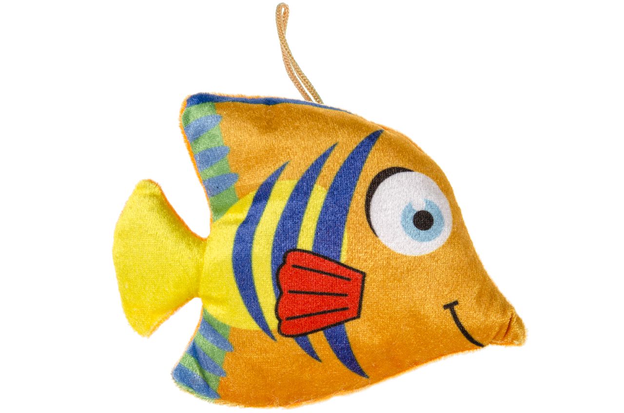 PLUCHE. SUPER SOFT. VIS TROPISCH 4ASS