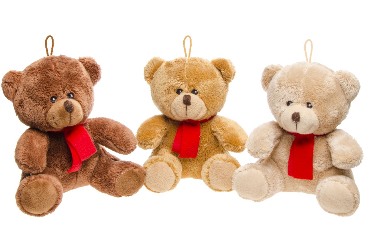 PLUCHE TEDDYBEER+SJAAL