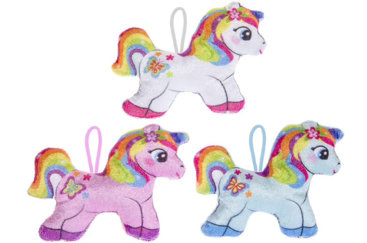 PLUCHE EENHOORN XS. REGENBOOG