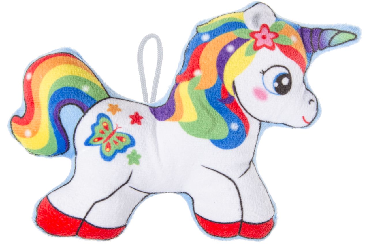 PLUCHE EENHOORN S. REGENBOOG
