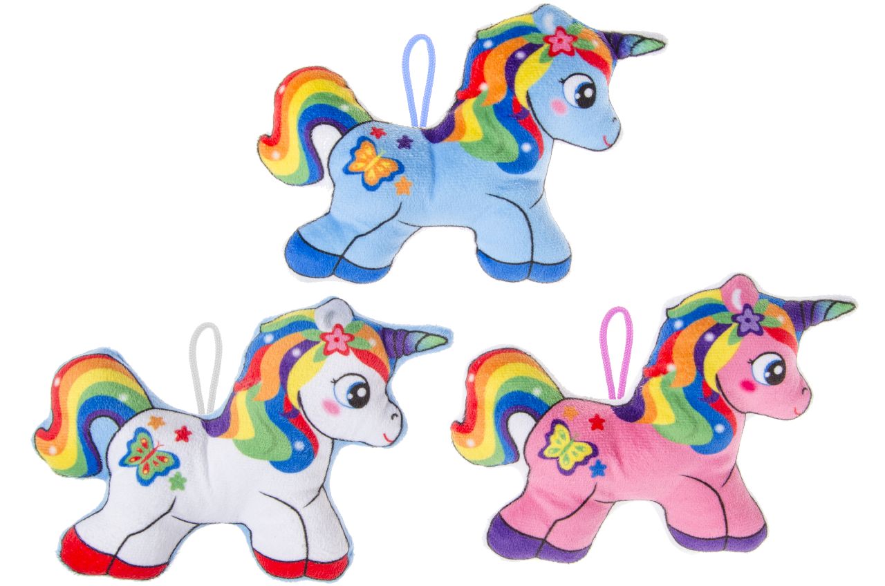 PLUCHE EENHOORN S. REGENBOOG