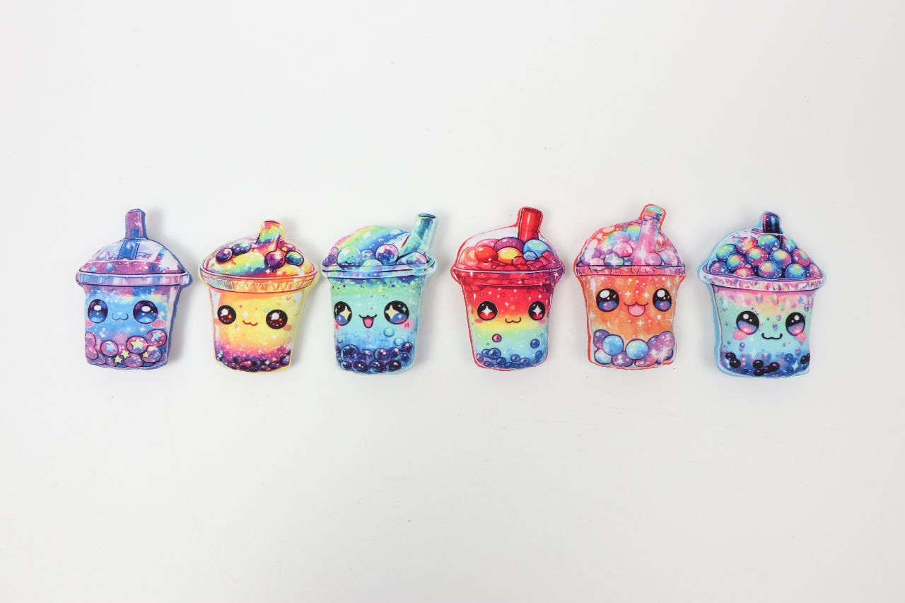 PLUSH. SUPER SOFT. BOBA TEA 6ASS