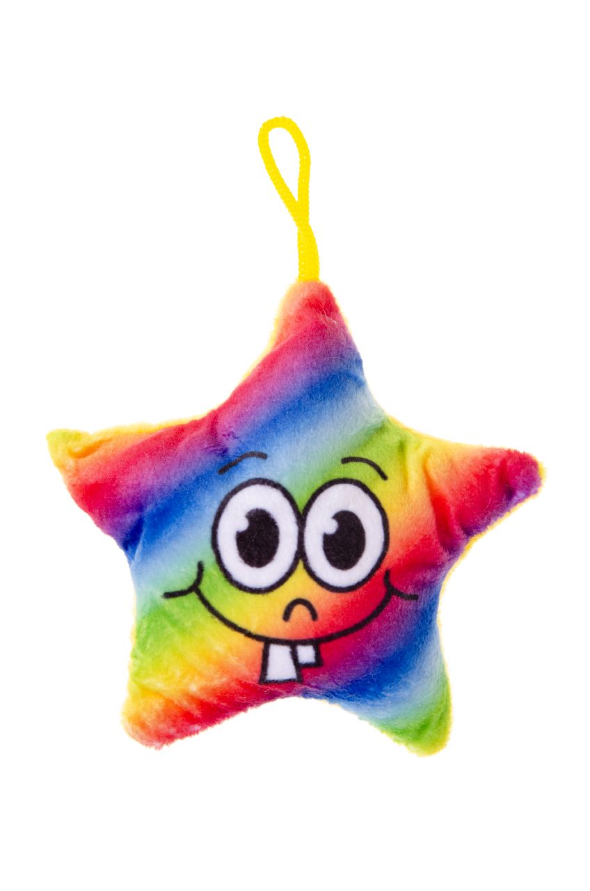 PLUCHE. SUPER SOFT. REGENBOOG STER