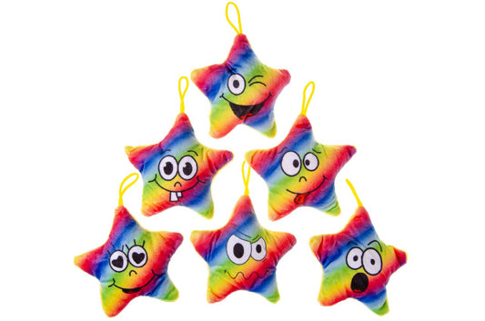 PLUCHE. SUPER SOFT. REGENBOOG STER