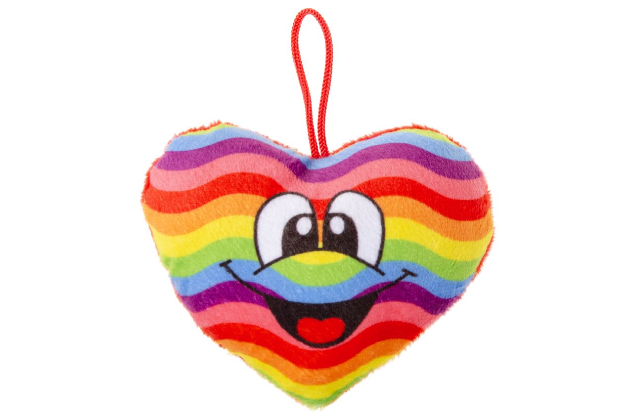 PLUCHE. SUPER SOFT. REGENBOOG HART S