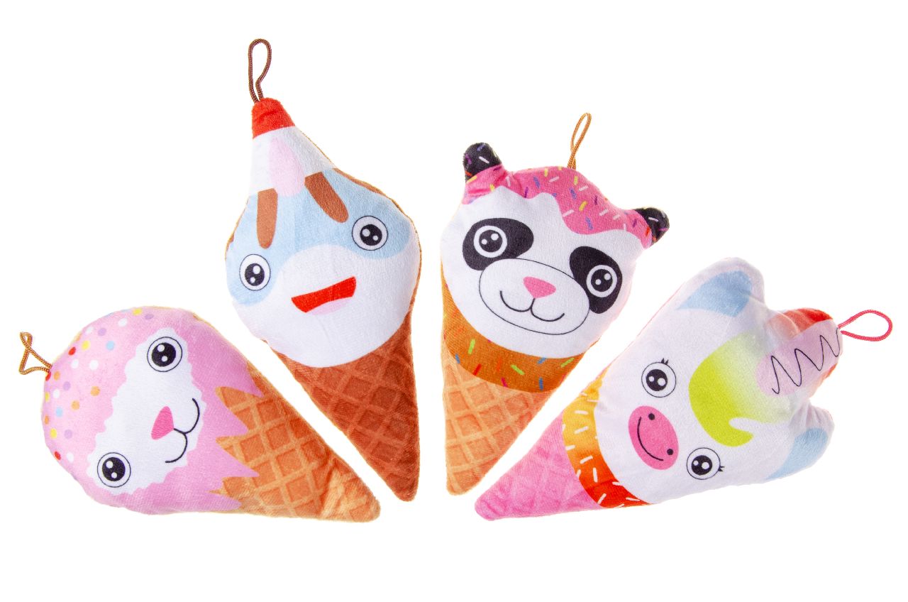 PLUCHE. SUPER SOFT. IJSJE DIEREN 4ASS