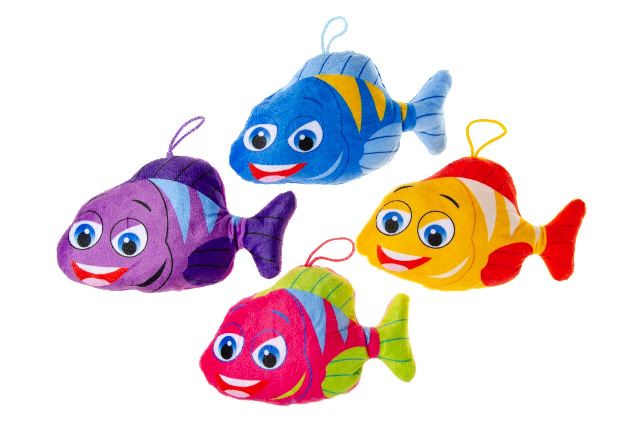 PLUCHE. SUPER SOFT. KLEURRIJKE CLOWNVIS