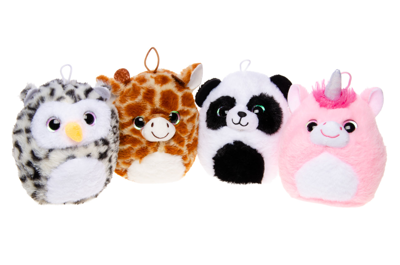 PLUSH FAT ANIMALS 4ASS