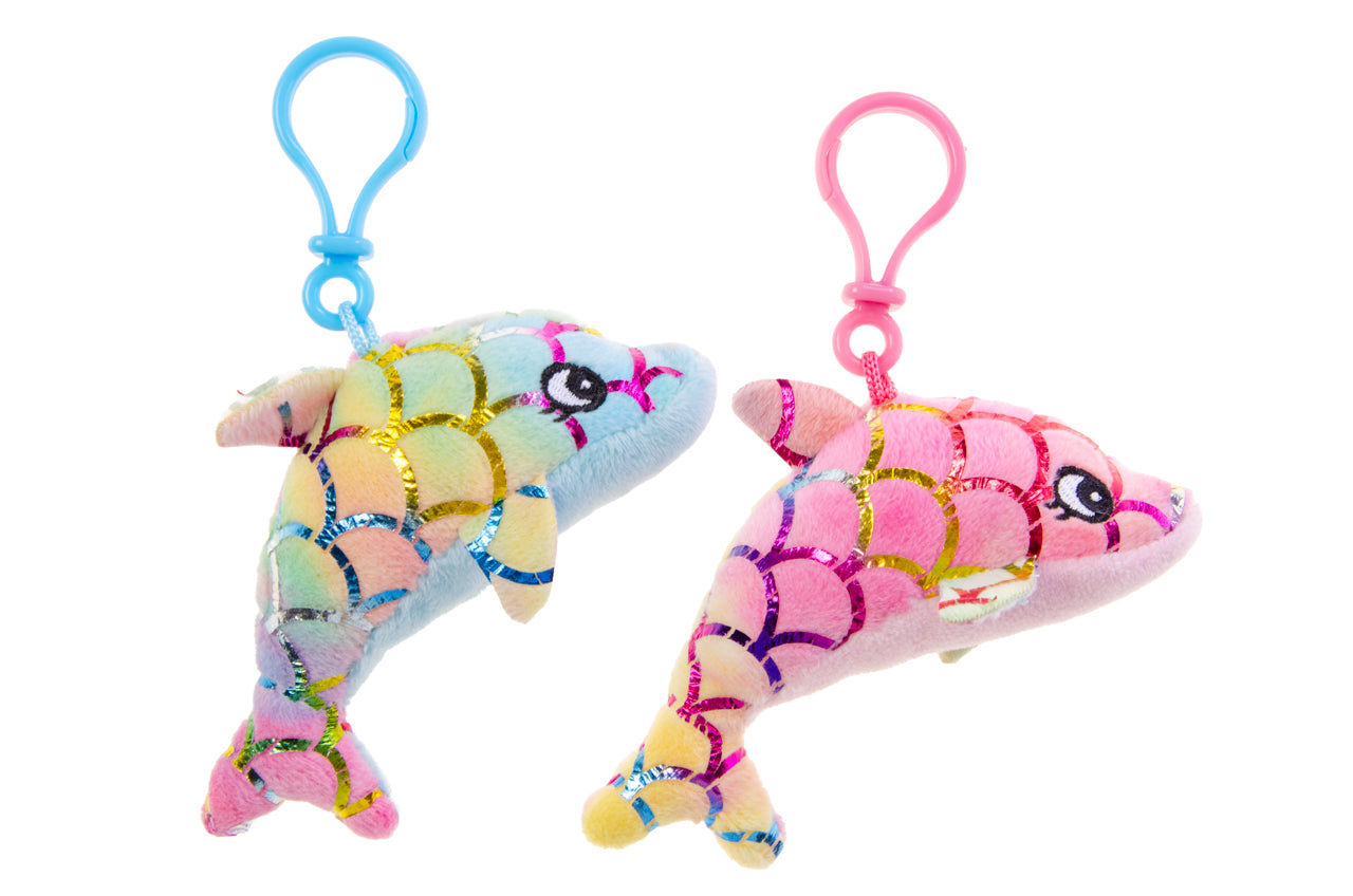 PLUSH. DOLPHIN WITH KC