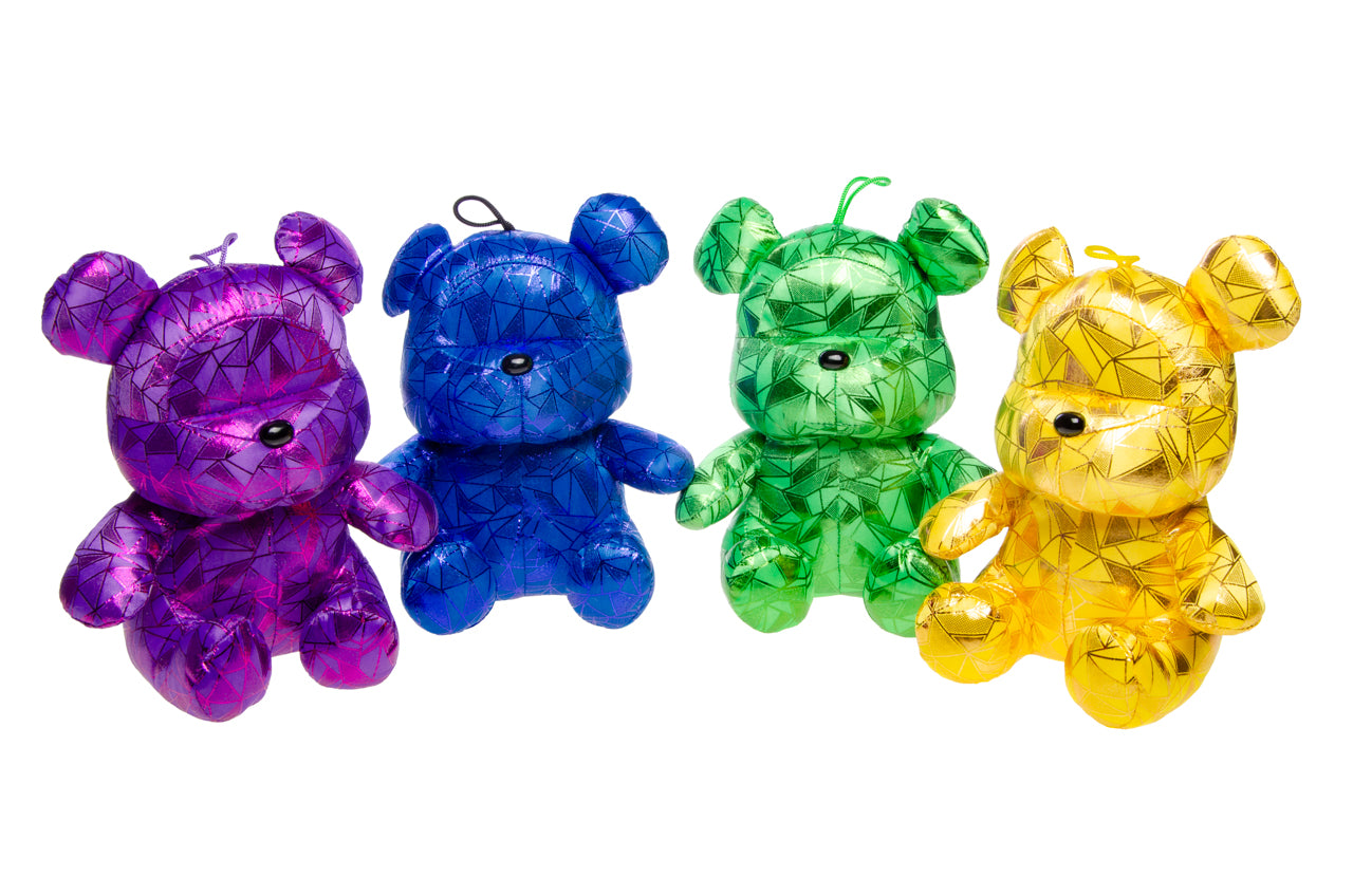 PLUSH. METALLIC BEAR