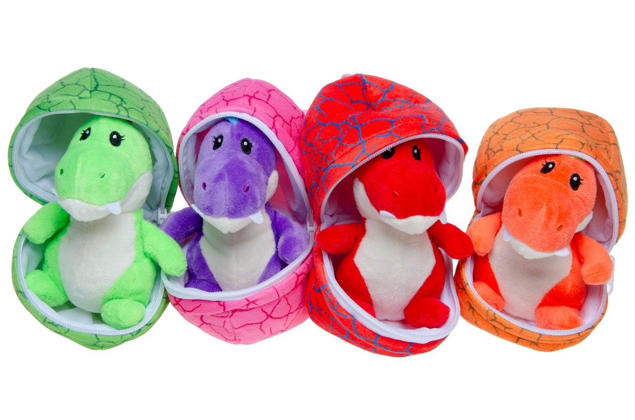 PLUSH. DINO IN EGGBASKET